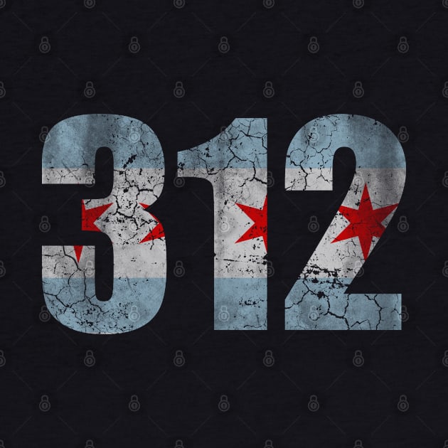 312 Chicago Flag by E